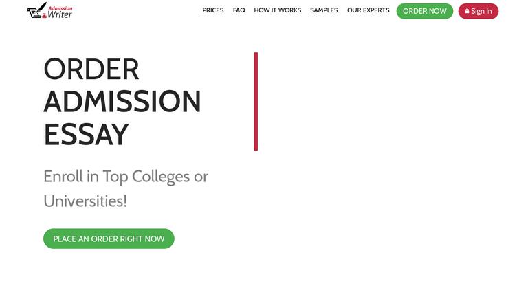 Admission-Writer.com