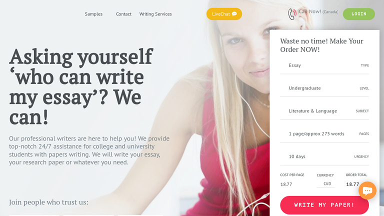 WriteMyEssay.ca
