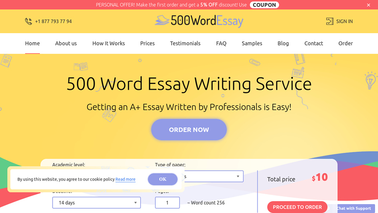 500WordEssay.org